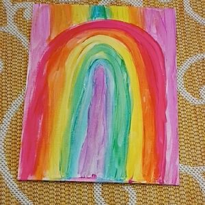 Colorful Rainbow Canvas Art